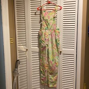 VINTAGE LILLY Pulitzer ladies overalls